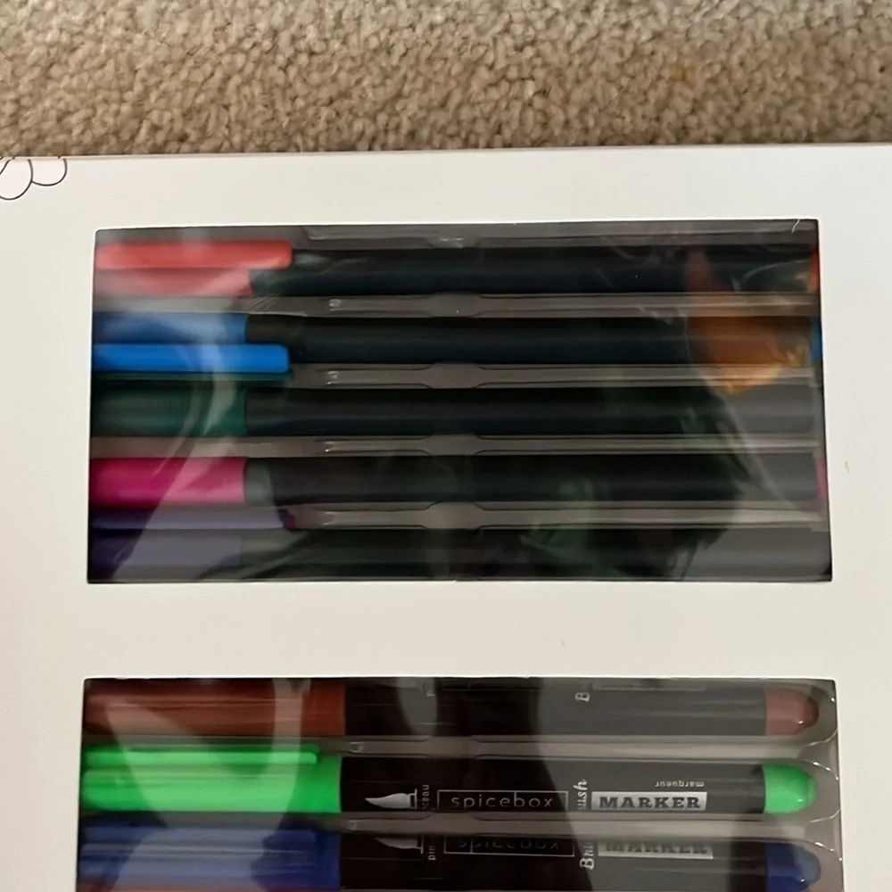 Brand New Mindful Color & Gift All-Occasion Cards Stationary Calligraphy Markers
